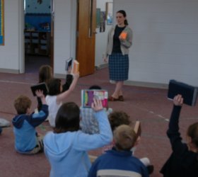 Naomi teaching Sunday School