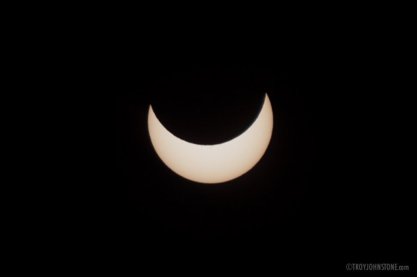 Solar Eclipse - 4:11 PM - maximum!