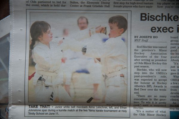 Ethan made it into the paper