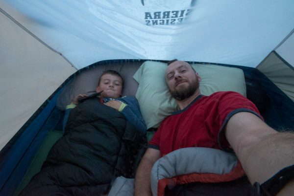 Good Morning! cozy in the two man tent